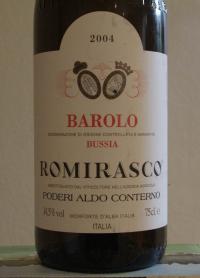 2004 Barolo Bussia, Romirasco, Aldo Conterno